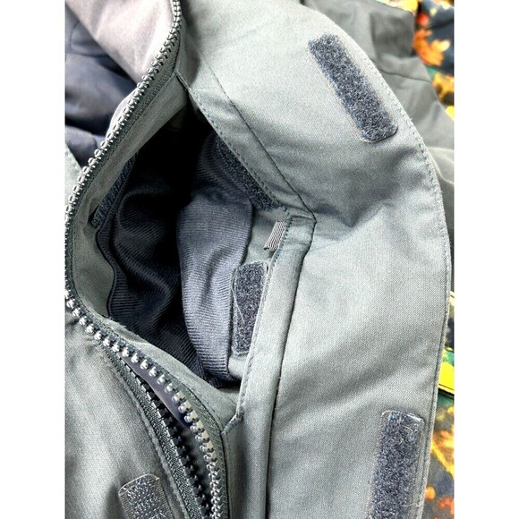 Burton Eastfall Jacket Womens M Blue Kaliedoscope Mood Indigo Snowboard Coat Hng - Picture 9 of 12